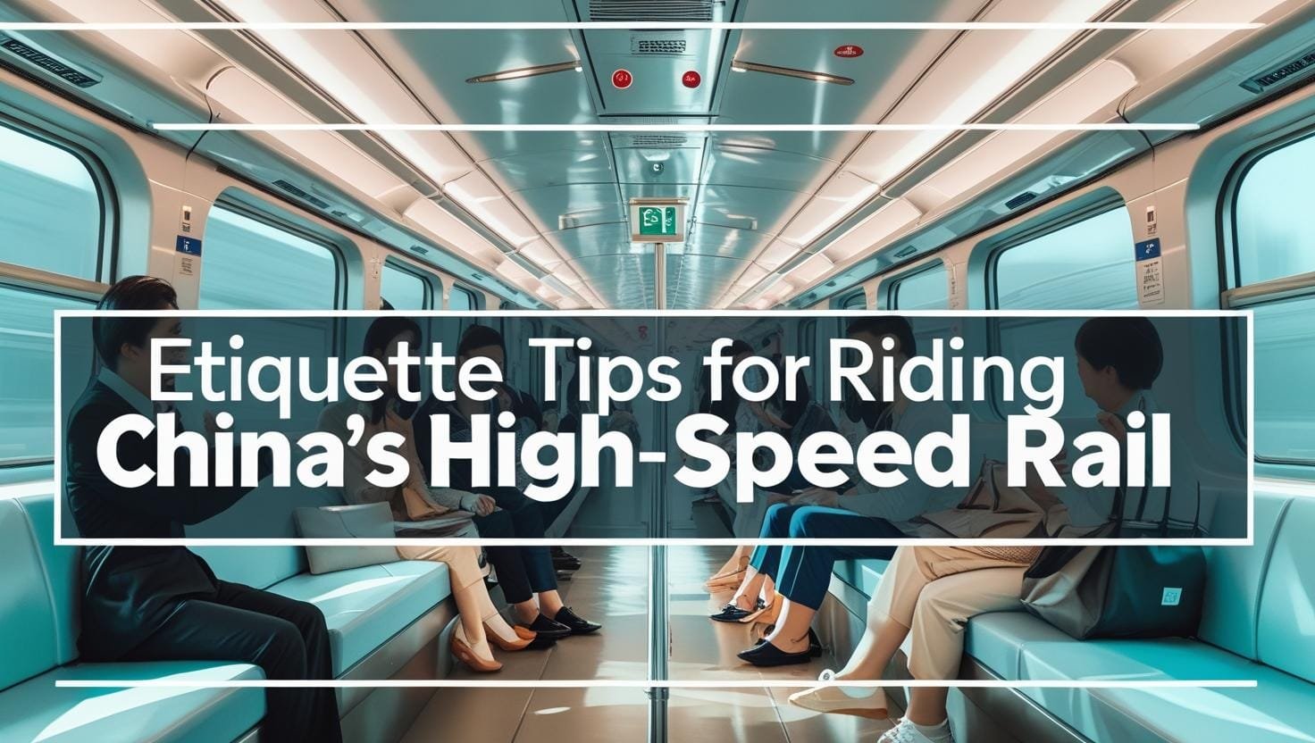 Etiquette tips for riding China's high-speed rail