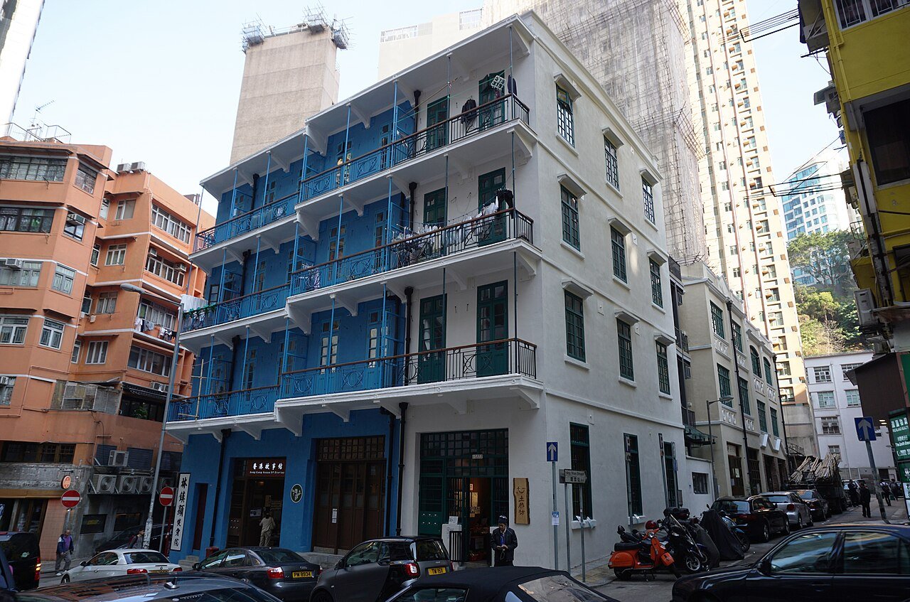The Blue House tenement in Wan Chai, Hong Kong