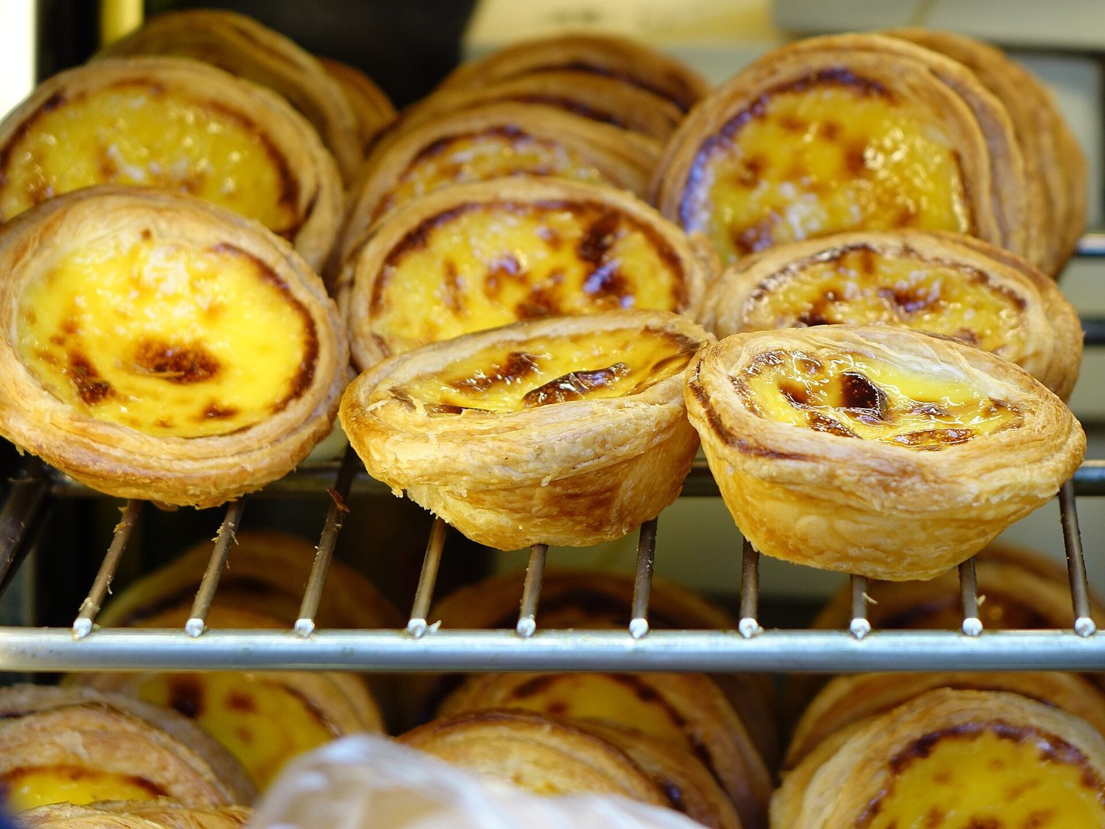 Macau Historic Centre: Walking the City Where East Met West 4 A tray of freshly baked Portuguese egg tarts with caramelised custard tops